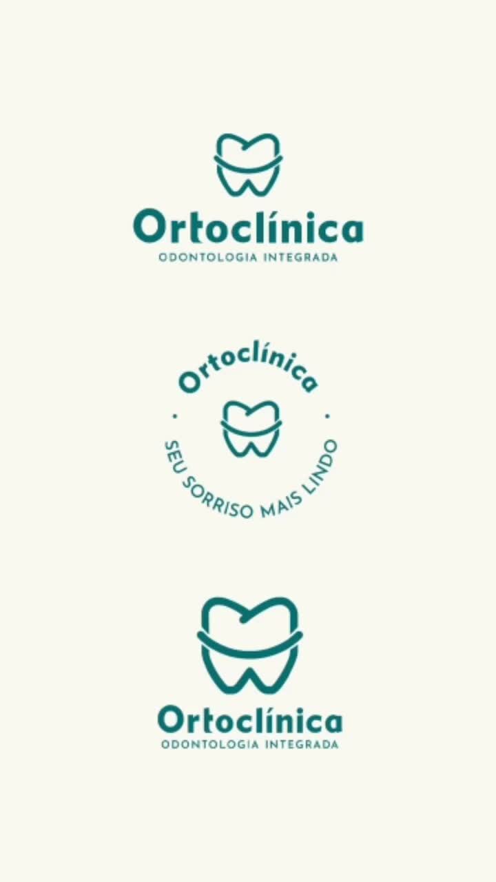 Aplicações do logo oficial da Ortoclínica